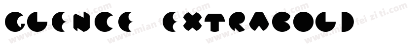 Glence ExtraBold字体转换